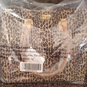🐆🐆🐆Leopard Animal Print Tote Bag Joan Rivers